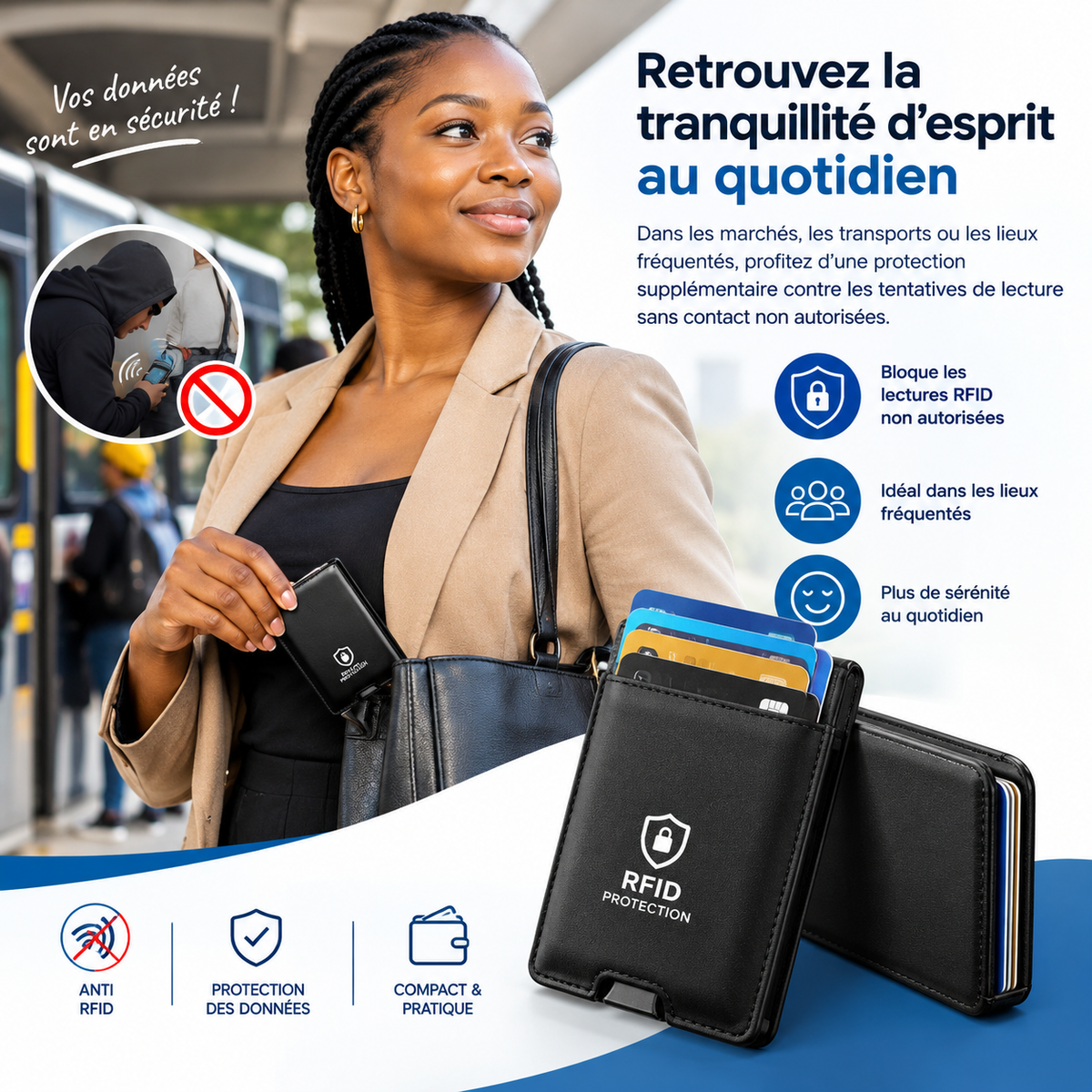Offre limitée: Économisez jusqu'à 85% sur ce protège-cartes RFID qui bloque efficacement les vols de données